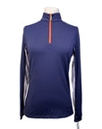 Kastel Signature Long Sleeve Shirt in Navy