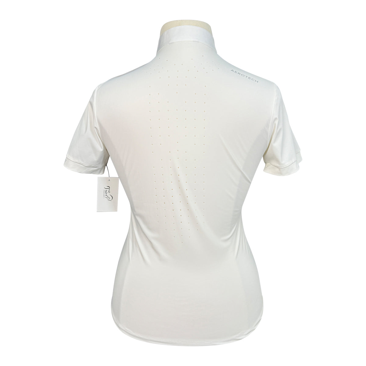 Horse Pilot 'Aerolight' Short Sleeve Show Shirt in White