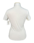 Horse Pilot 'Aerolight' Short Sleeve Show Shirt in White