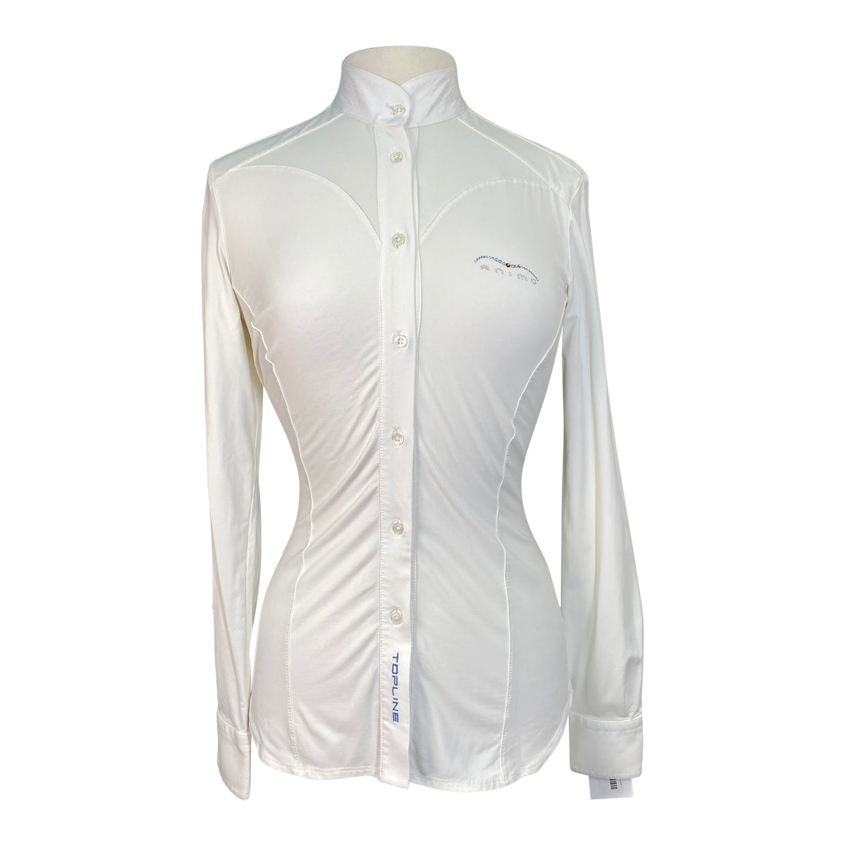 Animo Long Sleeve Show Shirt in Off-White