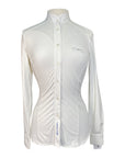 Animo Long Sleeve Show Shirt in Off-White