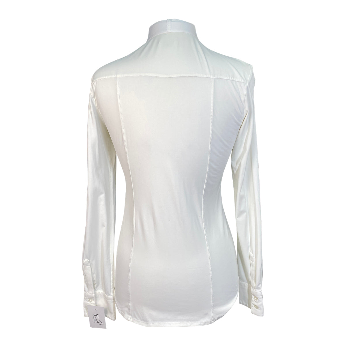 Animo Long Sleeve Show Shirt in Off-White
