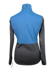 Irideon 1/4 Zip Fleece Brushed Pullover in Teal/Black