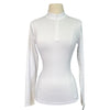 TKEQ 'Quinn' Long Sleeve Shirt in White