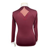 Fair Play 'Catherine' Competition Shirt in Burgundy 