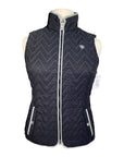 Ariat 'Ashley' Insulated Vest in Black/Grey Chevron