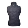 Ariat 'Ashley' Insulated Vest in Black/Grey Chevron
