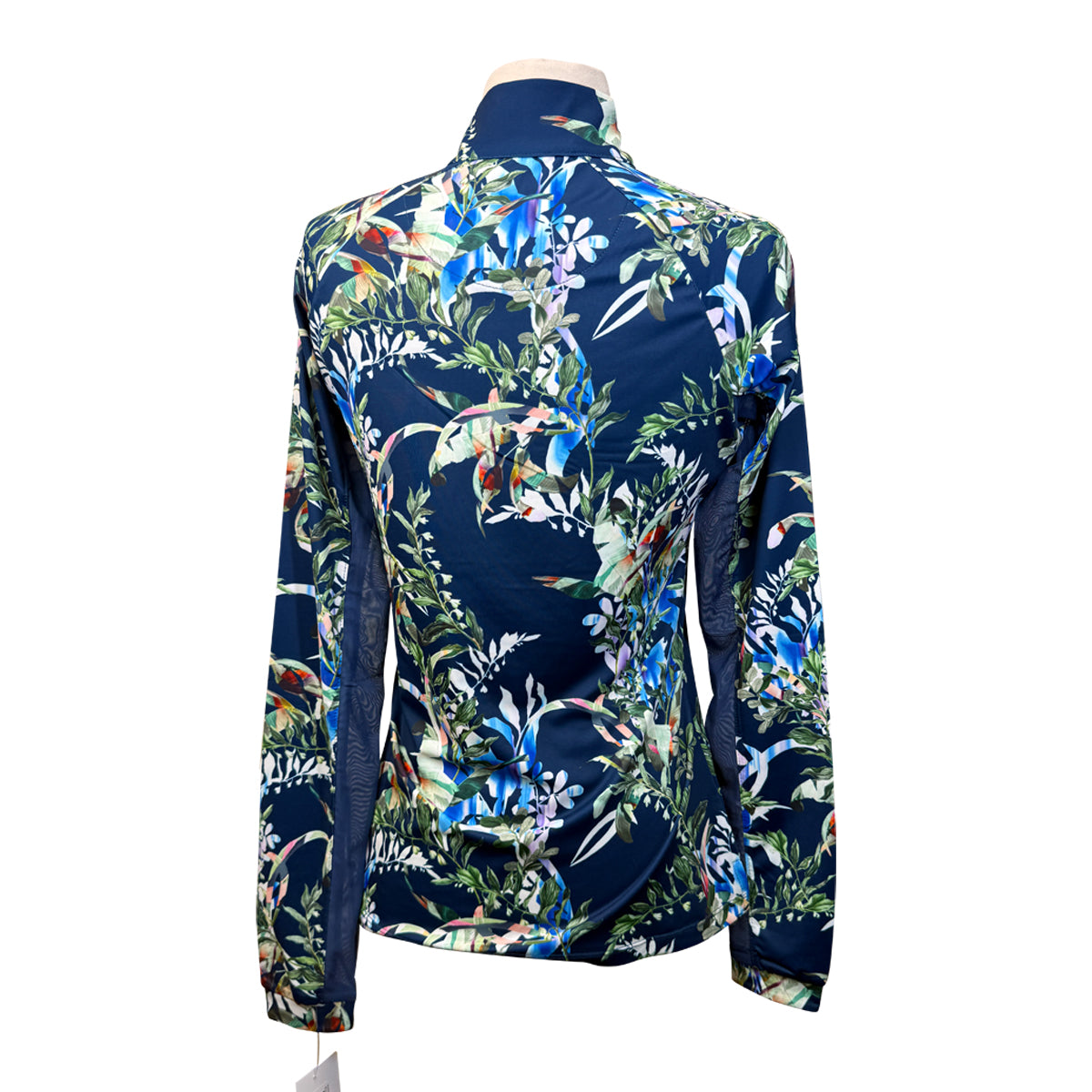 Kastel Signature Long Sleeve Shirt in Blue Botanical