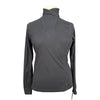 Irideon 'Chinchillaaah' Quarter-Zip Top in Black