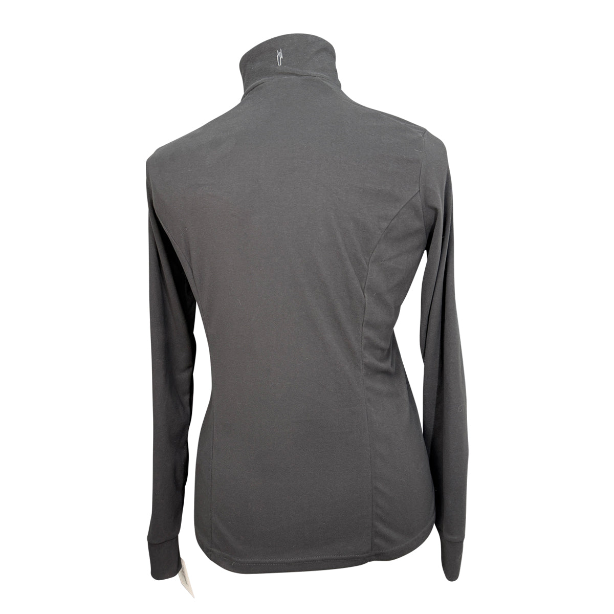 Irideon 'Chinchillaaah' Quarter-Zip Top in Black