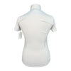 Essex Classics Talent Yarn 'Peeps Foundation' Show Shirt in White/Purple Ponies