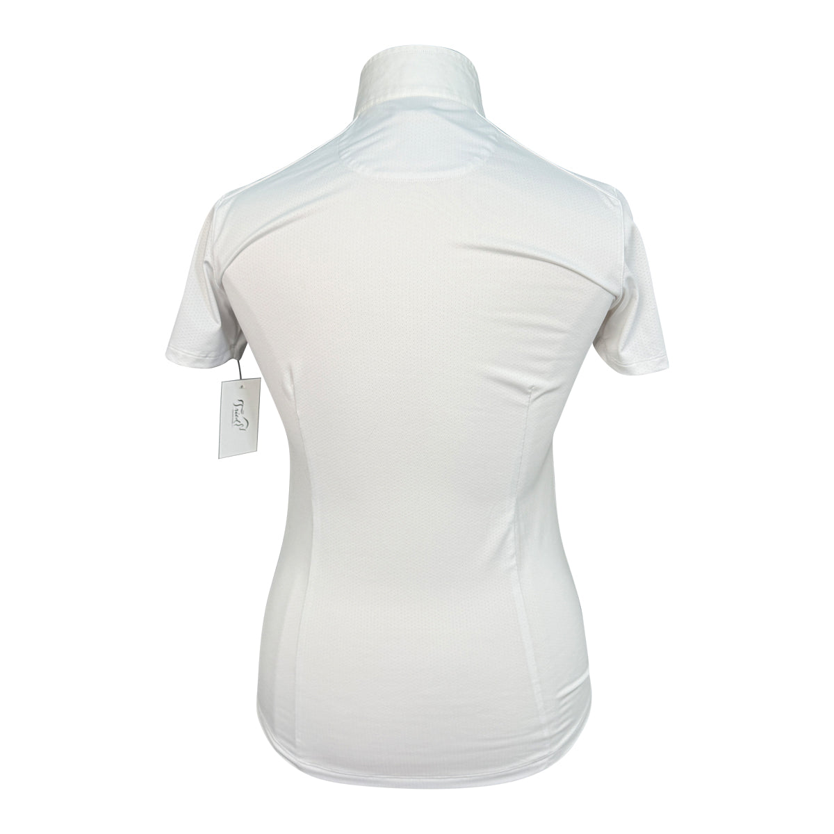 Essex Classics Talent Yarn 'Peeps Foundation' Show Shirt in White/Purple Ponies