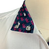 Essex Classics Talent Yarn 'Peeps Foundation' Show Shirt in White/Purple Ponies - Women's Large