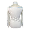 RJ Classics 'Rebecca' Show Shirt in White/Blue Paisley