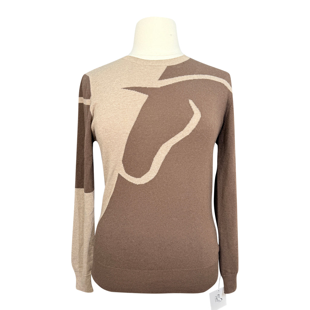 Vestrum 'San Cassiano' Round Neck Sweater in Brown