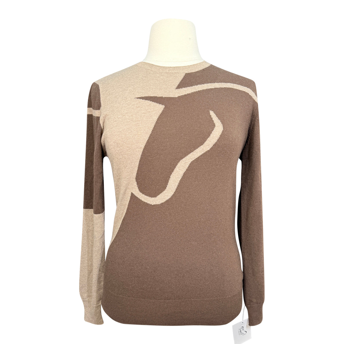 Vestrum 'San Cassiano' Round Neck Sweater in Brown