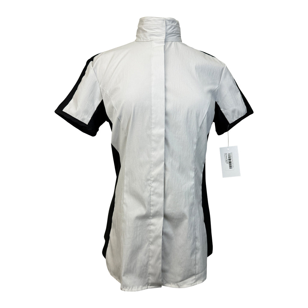 Asmar Equestrian Mesh 'Arwen' Show Shirt in White/Black