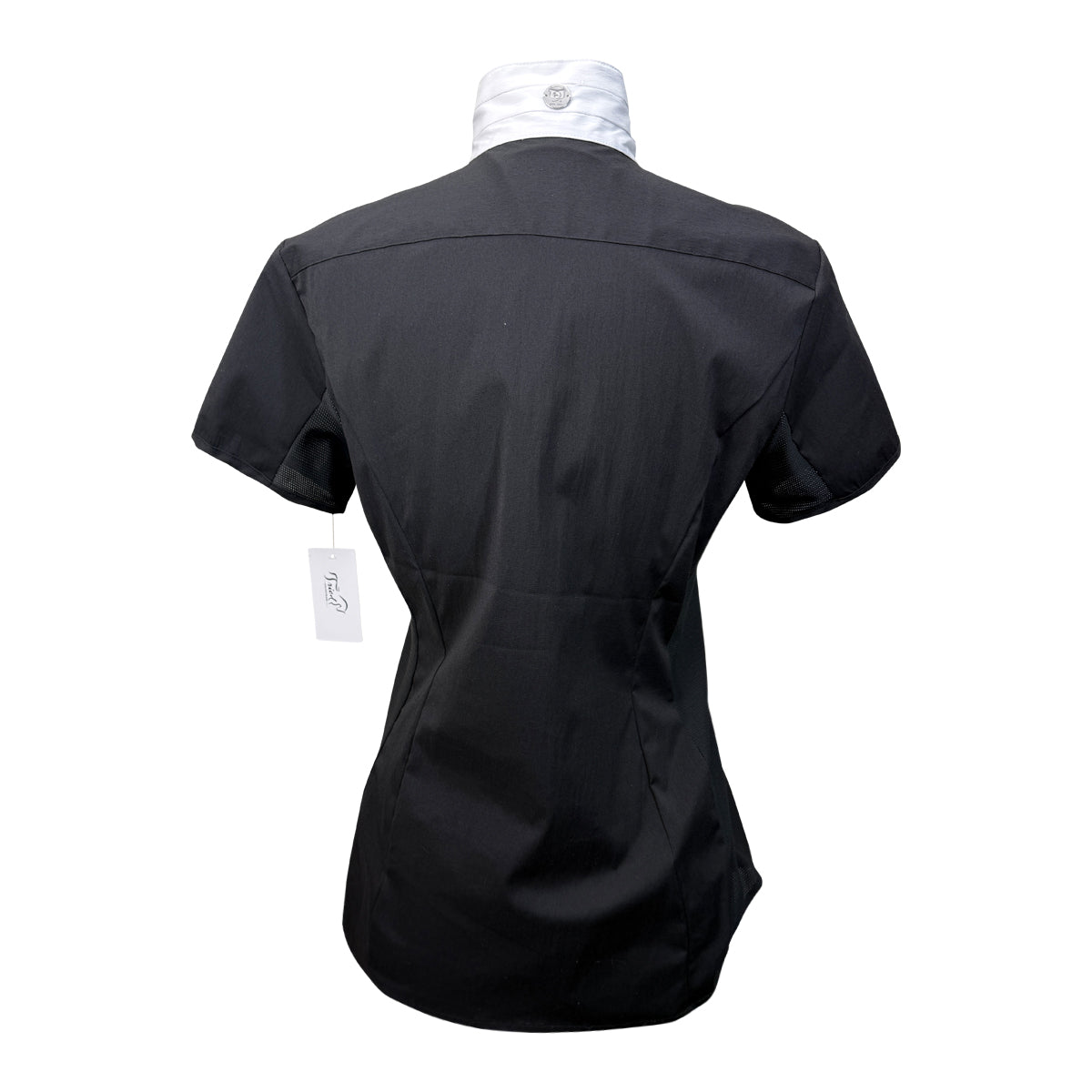 Asmar Equestrian Mesh 'Arwen' Show Shirt in White/Black