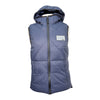 RG Lightweight Padded Nylon Quilted Vest in Navy