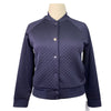 PS of Sweden Logo Bomber Jacket in Midnight