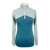 Dapplebay 'Light Lady' Riding Top in Ocean/Blue