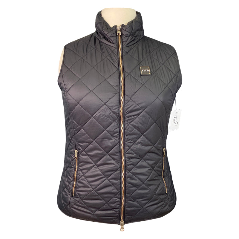 FITS 'Ainsley' Quilted Vest in Black