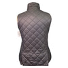 Back of FITS 'Ainsley' Quilted Vest in Black