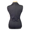 Back of Romfh Bling Show Vest in Black