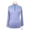 Arista Essential Solid Quarter Zip in Powder Blue