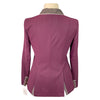 Back of Tredstep 'Solo Vision' Coat in Burgundy/Grey
