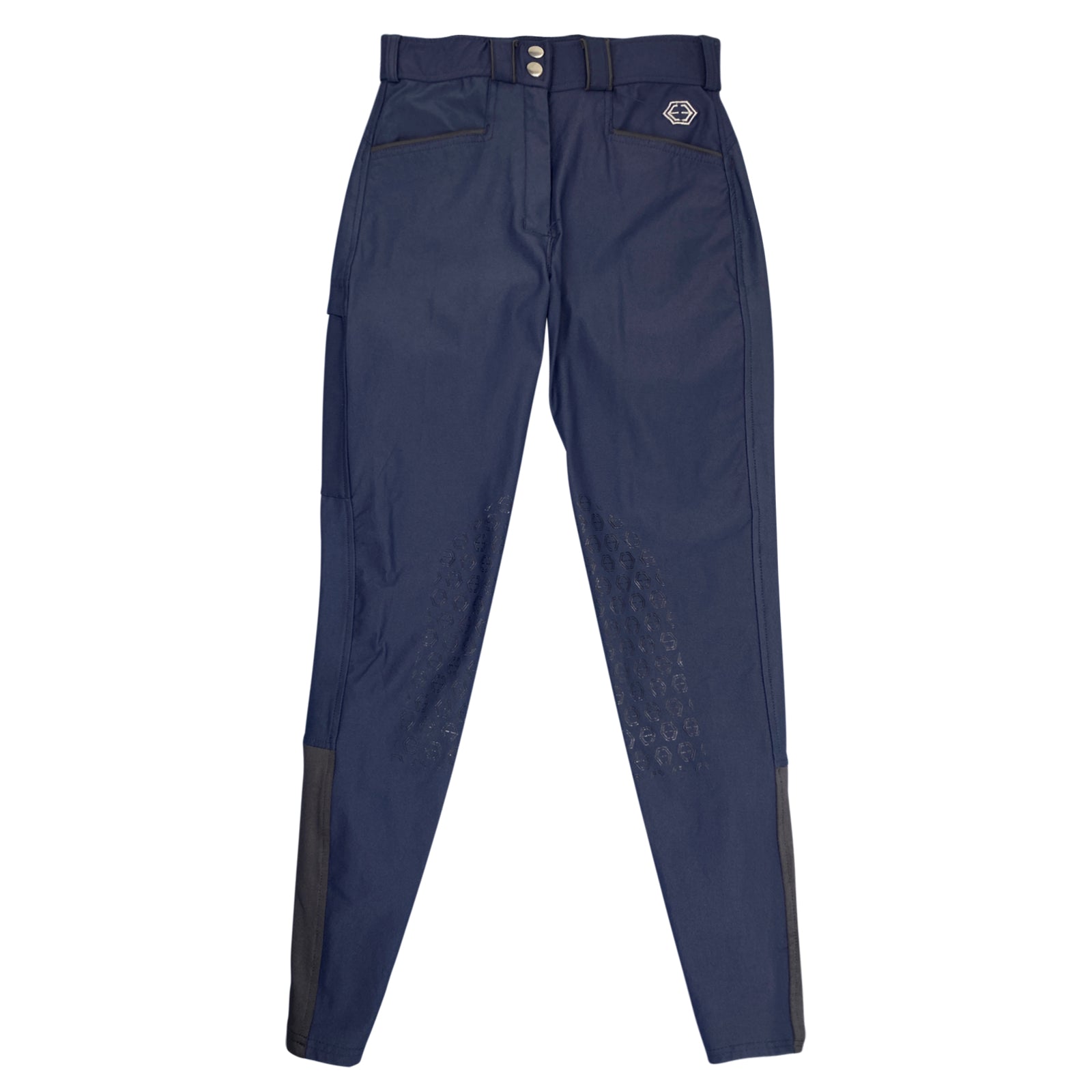 Ethos Equestrian 'Logan' Knee Patch Breeches in Navy - Women's 28
