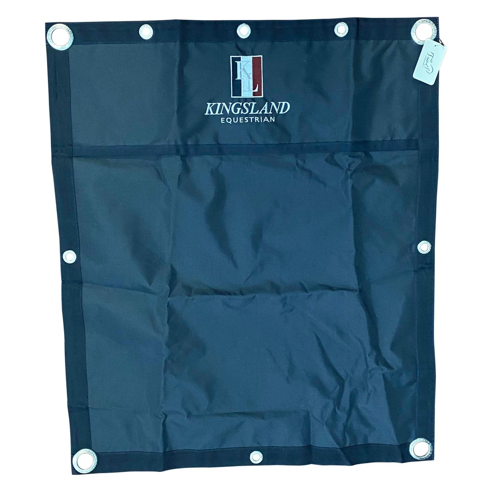 Kingsland Classic Stable Curtain in Navy - One Size