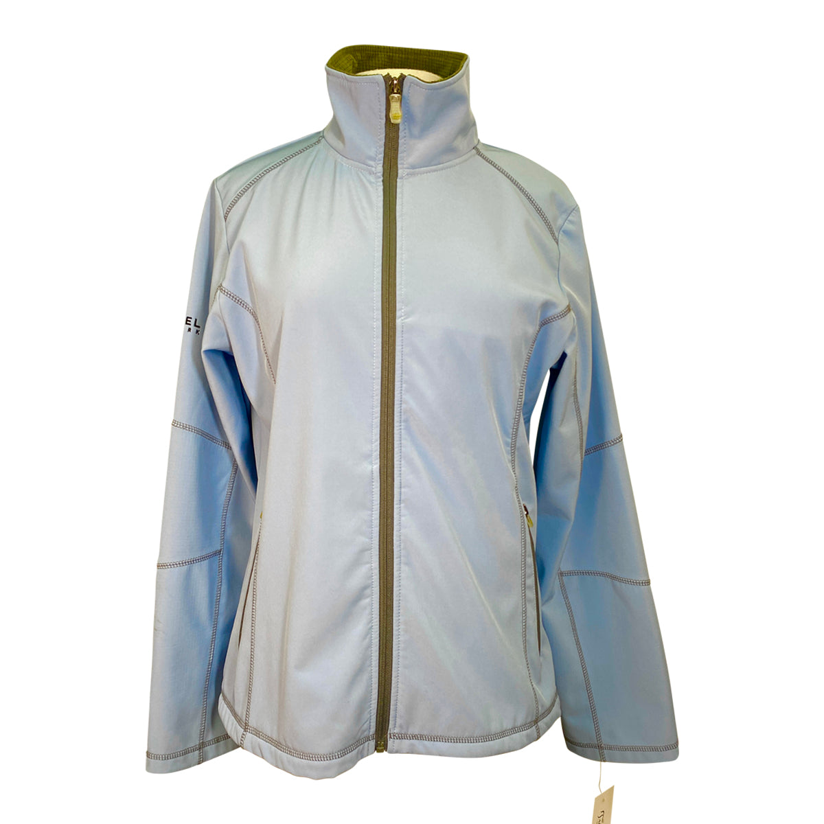 Kastel Fitted Full Zip Jacket in Light Blue