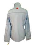 Kastel Fitted Full Zip Jacket in Light Blue