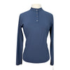 Callidae Long Sleeve Polo in Navy