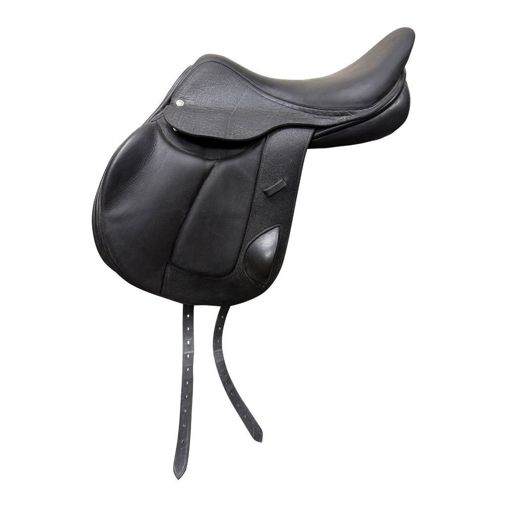 Custom Saddlery 'Fleur De Lis' Jump Saddle in Black