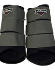 LeMieux Grafter Brushing Boots in Black/Moss