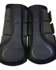 LeMieux Grafter Brushing Boots in Black/Moss