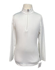 Kerrits 'Aire Ice Fil' Kids Long Sleeve Sun Shirt in White - Children's XL