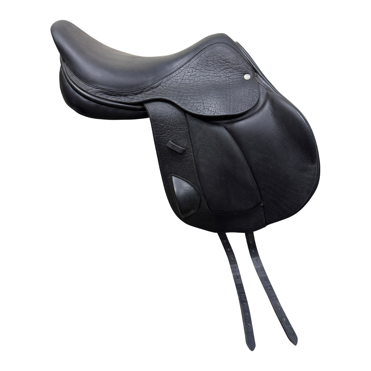 Custom Saddlery 'Fleur De Lis' Jump Saddle in Black