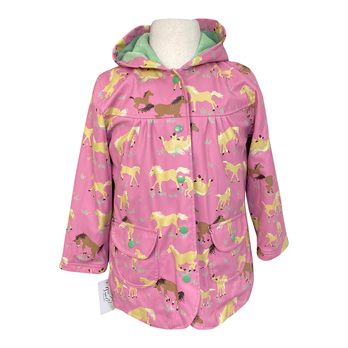 Hatley 'Pasture' Raincoat in Light Pink