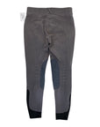 Dover Saddlery Knee Patch Breech in Grey