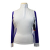 Kerrits 'Affinity' Show Shirt in White/Iris