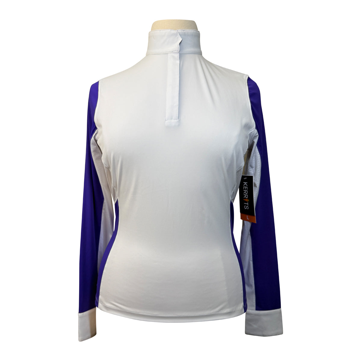 Kerrits 'Affinity' Show Shirt in White/Iris