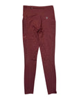 Back of Ariat 'EOS Moto' Full Seat Tights in Wild Ginger - Women's Small