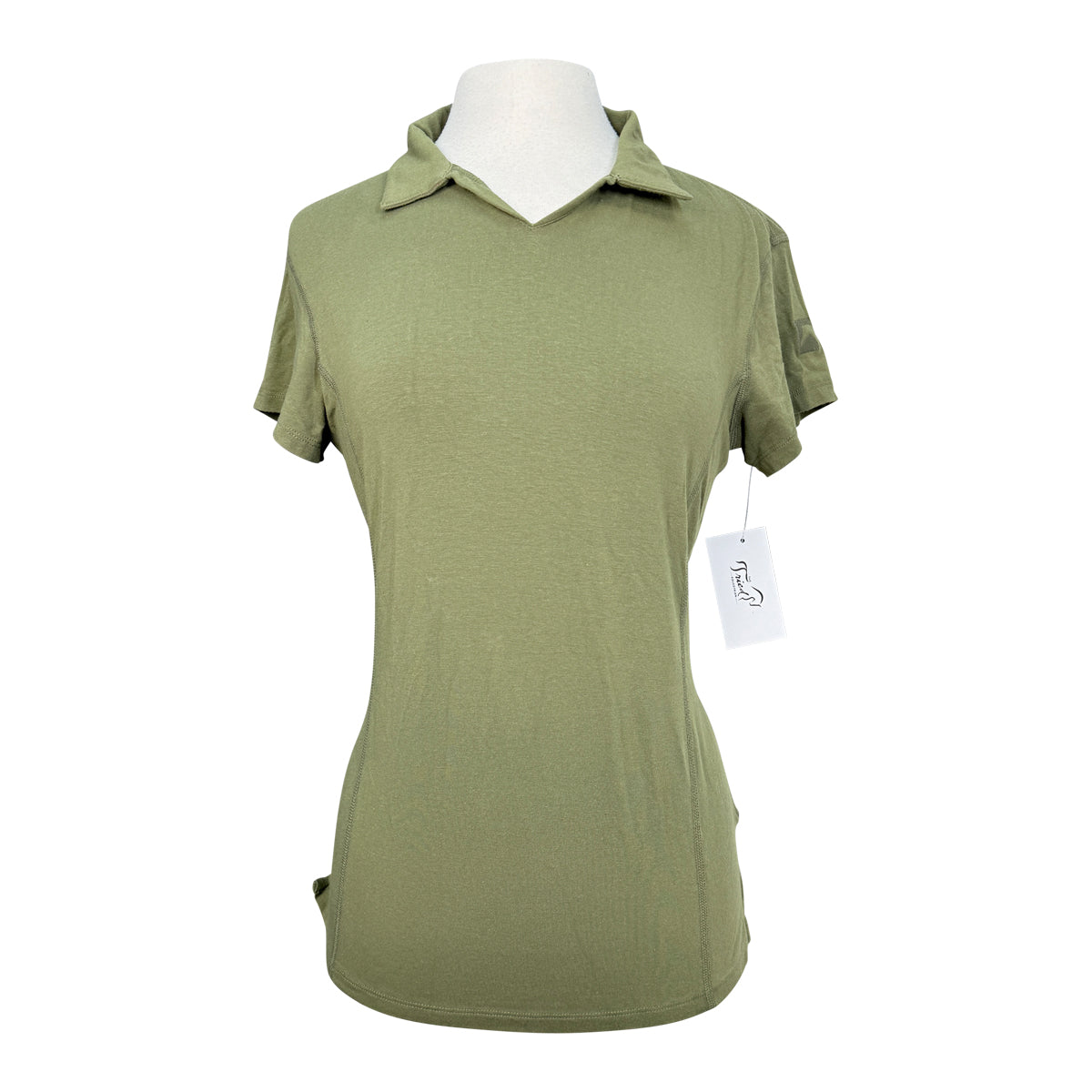 Riding Sport Short Sleeve Shirt in Army Green