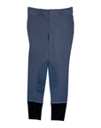 TuffRider Kids Pull-On Knee Patch Breeches in Denim