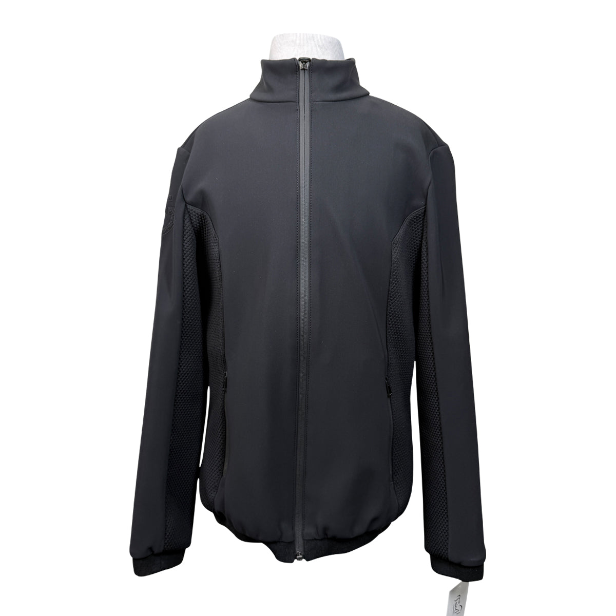 Cavalleria Toscana Stretch Bomber Jacket in Black