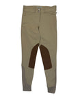 Dover Saddlery Wellesley Classic Piped Knee-Patch Breech
 in Tan - Women's 24