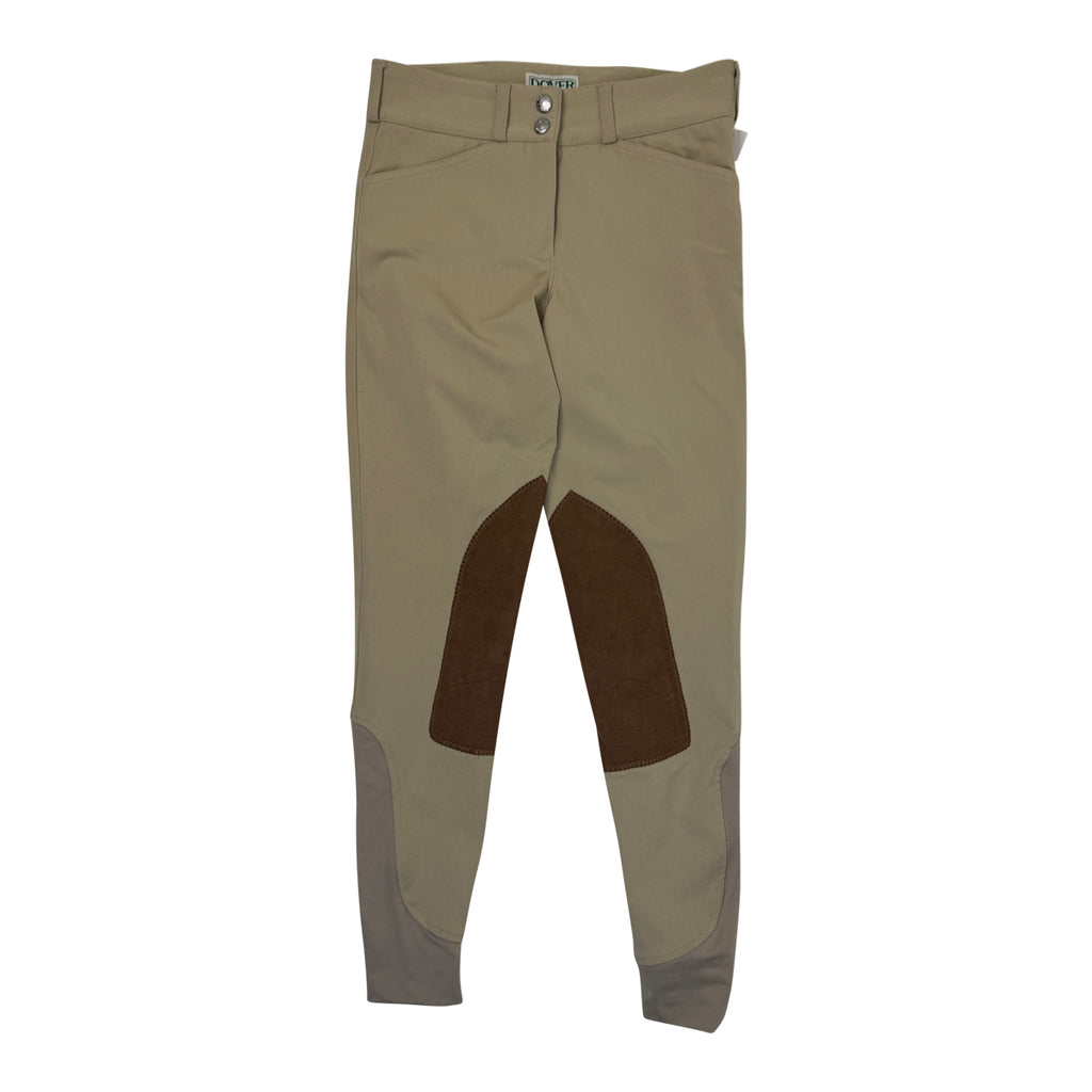 Dover Saddlery Wellesley Classic Piped Knee-Patch Breech
 in Tan - Women's 24